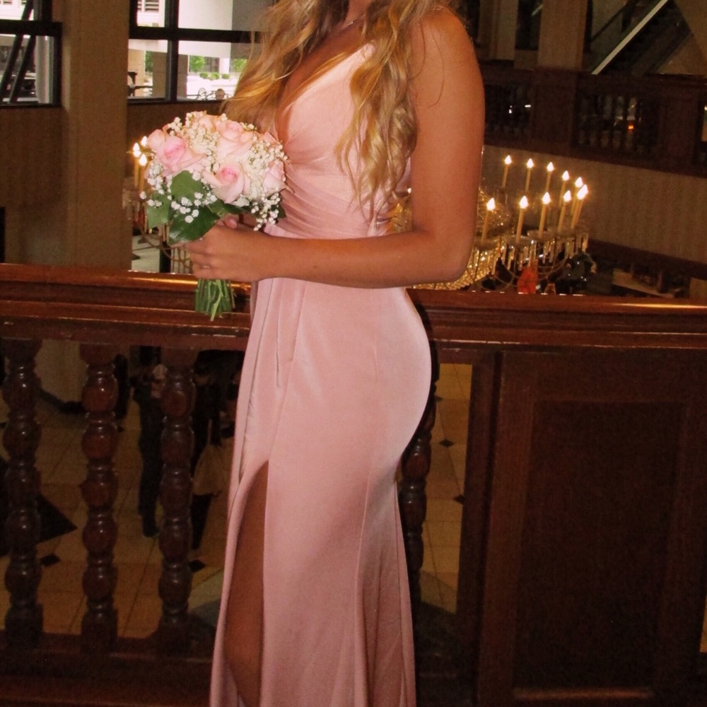 Faviana Light Pink Dress